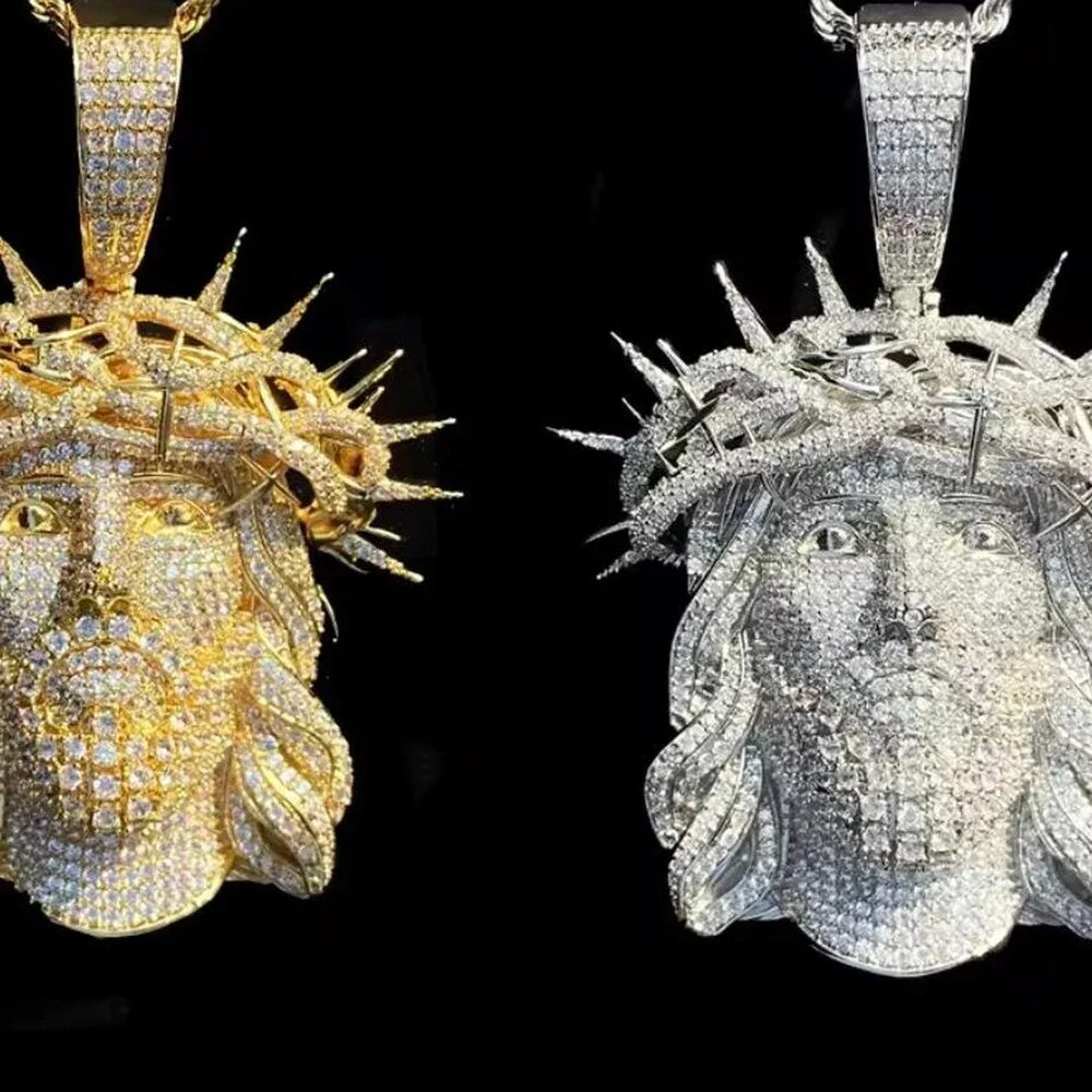 Jesus Piece Pendant With 9 Mm Bbf 6
